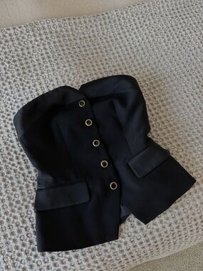 Guess Marciano Black Strapless Top